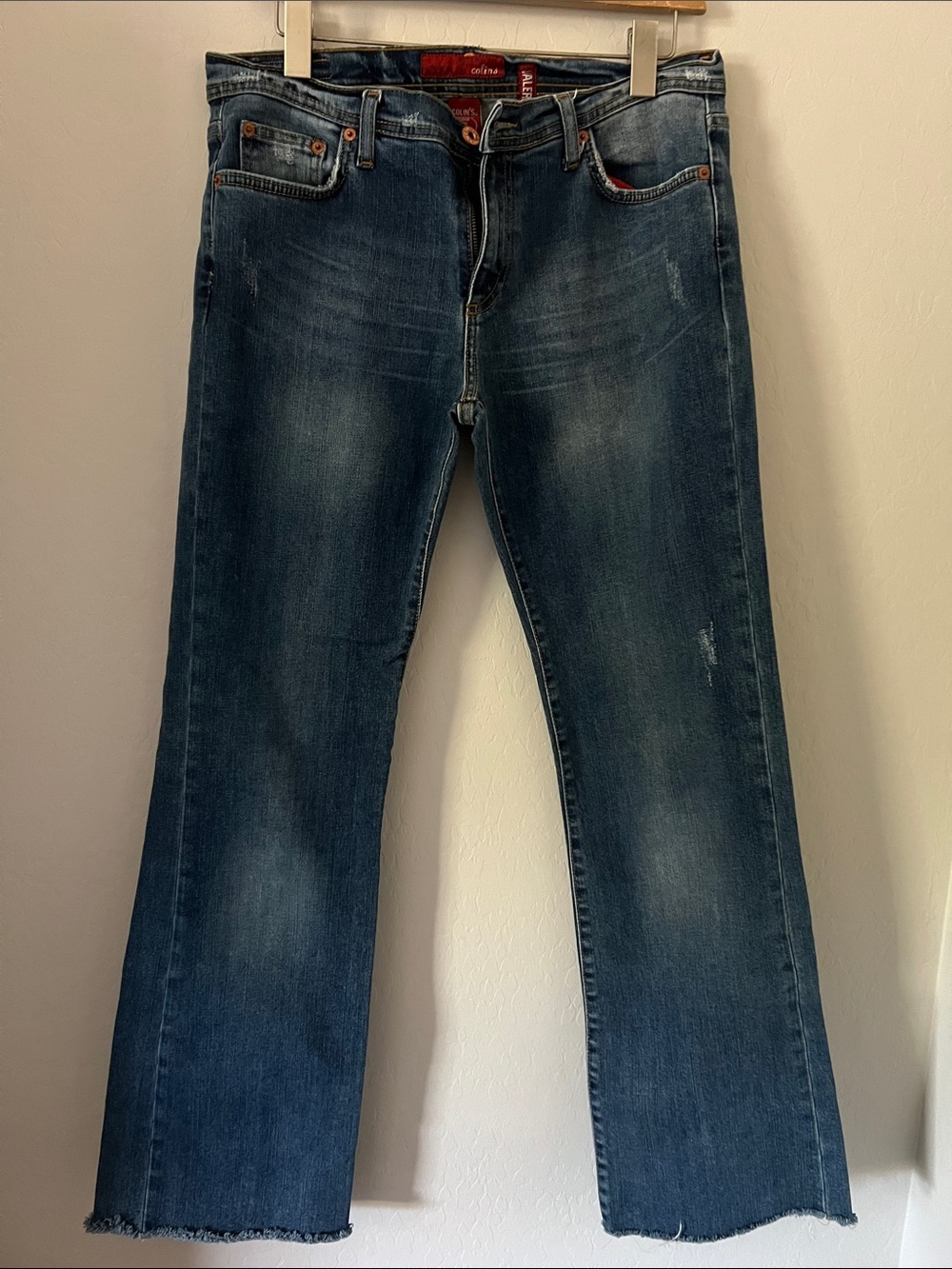 Colin’s Women’s Boot Cut Flare Jeans in Dark Blue Wash